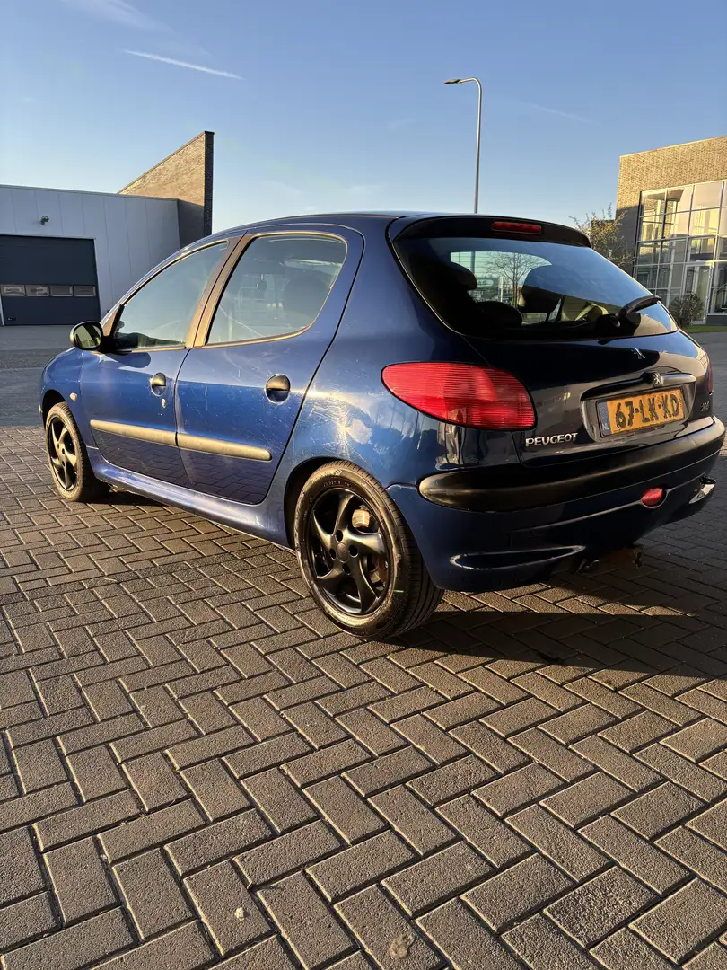 Peugeot 206 206 1.6-16V Gentry Prem. Automaat. Modrá - 1