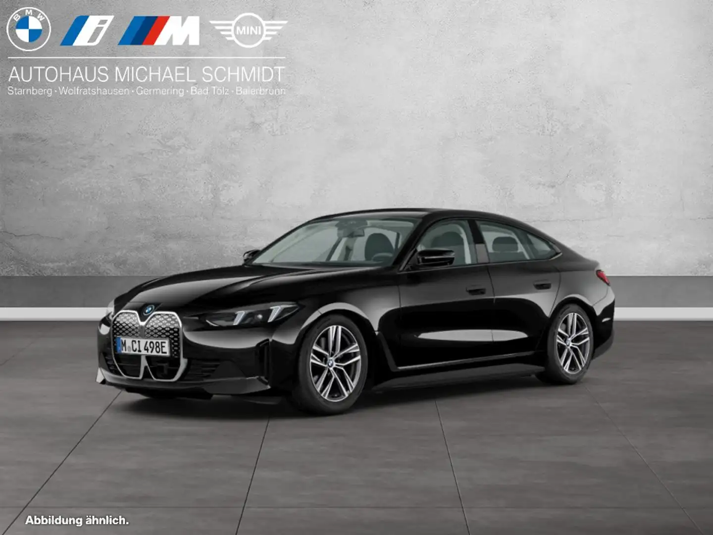 BMW i4 eDrive35 DAB LED RFK Komfortzg. Tempomat Shz Schwarz - 1