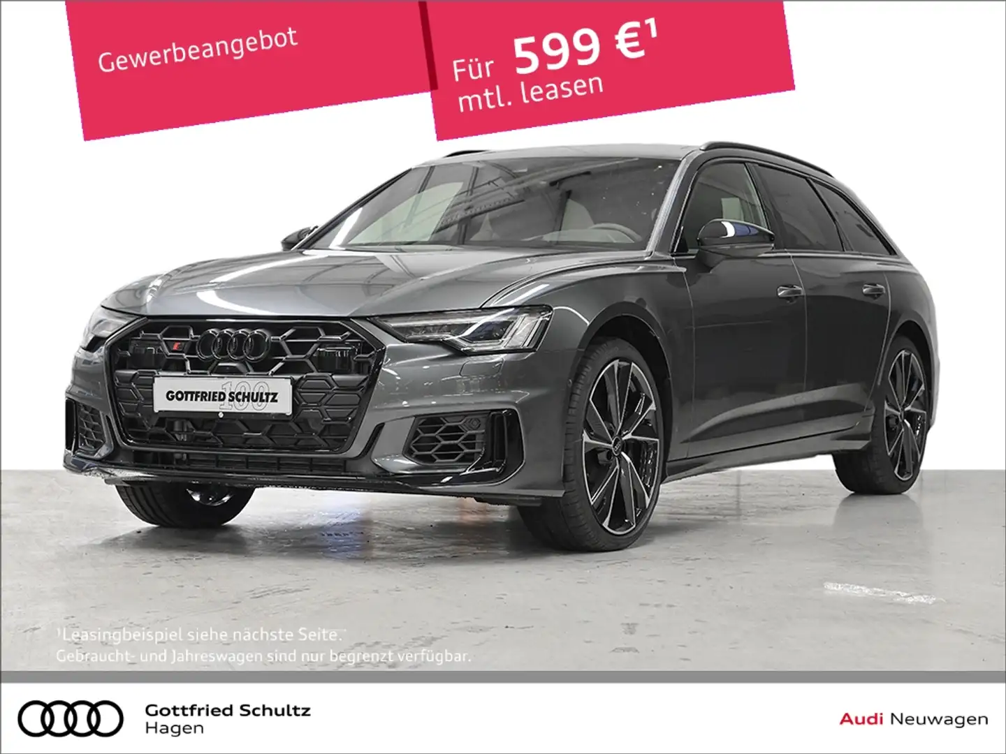 Audi S6 Avant TDI quattro Standheizung+Pano+AHK+B&O Grau - 1
