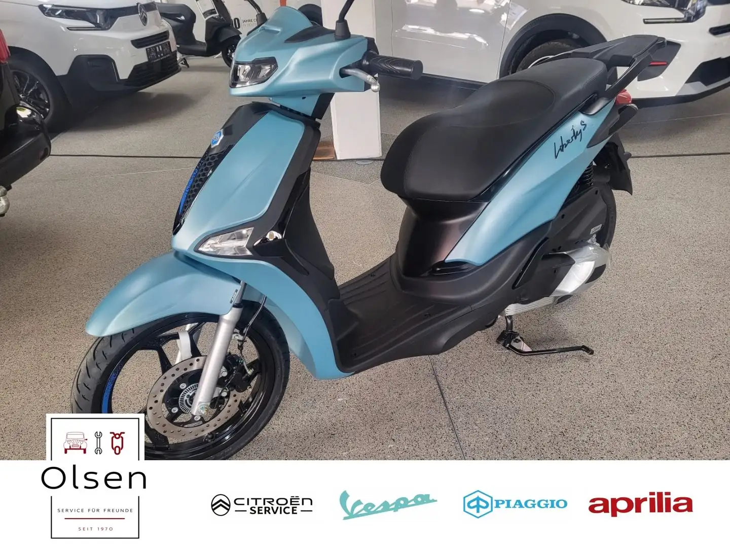 Piaggio Liberty 50 S E5+ Blue Blauw - 1
