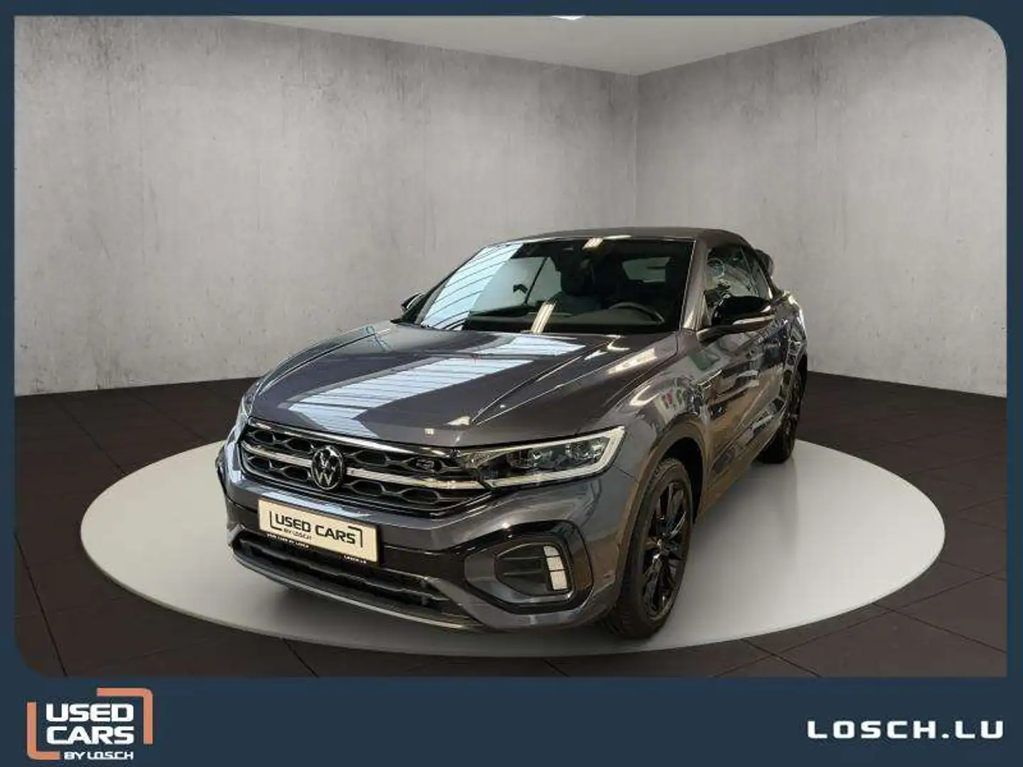 Volkswagen T-Roc R-LINE+DSG+CABRIO+LED+BLACK Gris - 1