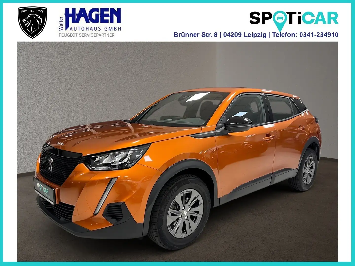 Peugeot 2008 Active Pack 1.2 130 PureTech PDC/RFK/SHZ/LED/DAB Orange - 1