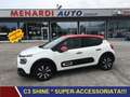 Citroen C3 PureTech 83 S&S Shine CLIMA AUTO+KEYLESS+CERCHI L Bianco - thumbnail 1