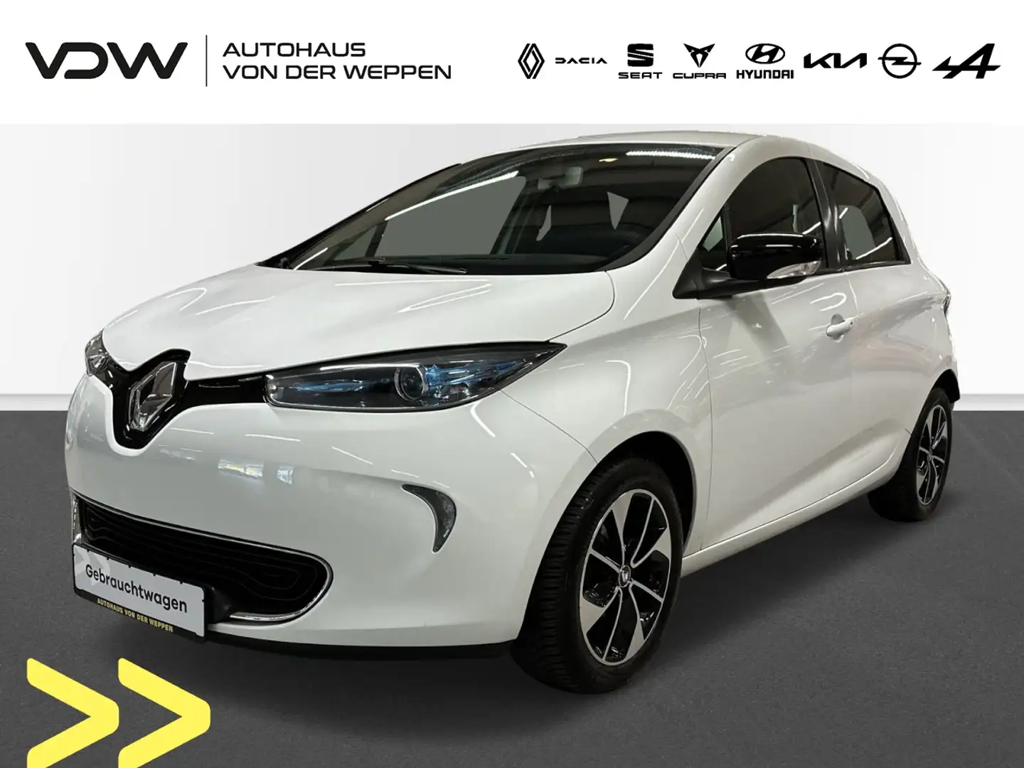 Renault ZOE Intens 41kwh Batterie inklusive Navi Klima Navi Weiß - 1