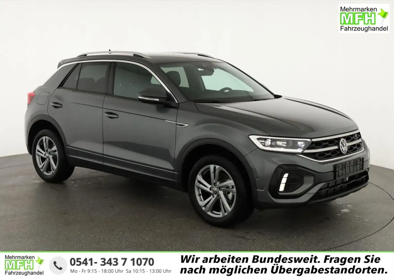 Volkswagen T-Roc R-Line 1.5 TSI DSG R-LINE, Navi, Kamera, LED, W... Grau - 1