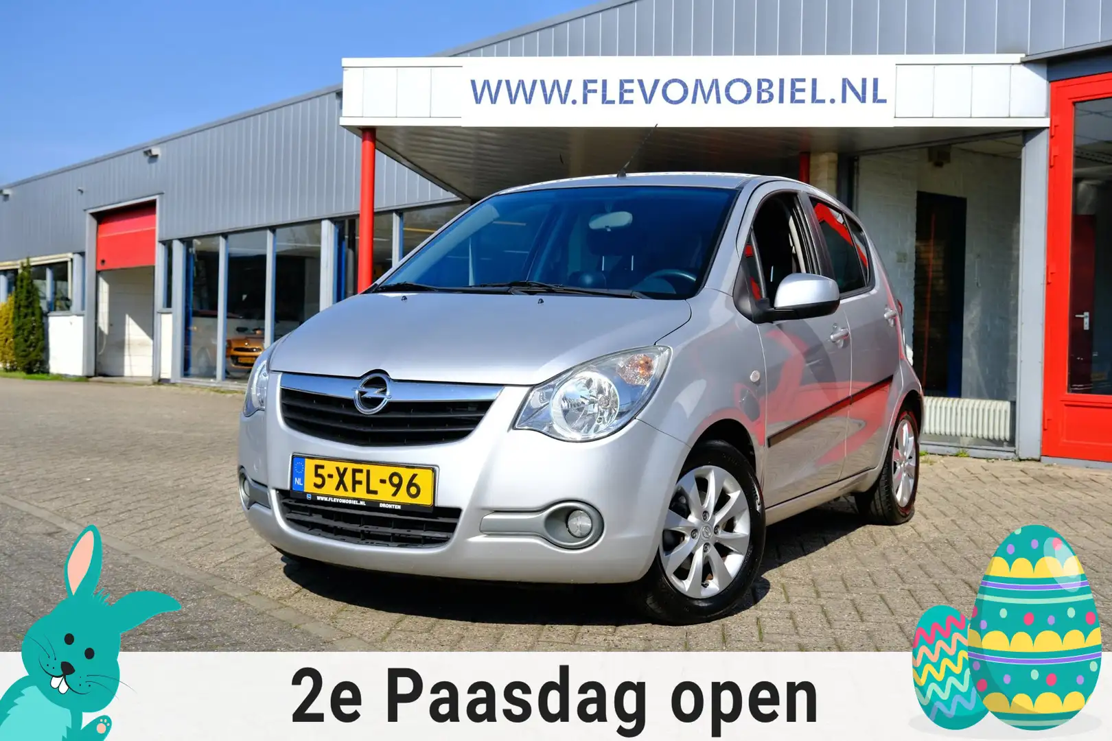 Opel Agila 1.0 Berlin 5-drs Airco|LMV Gris - 1