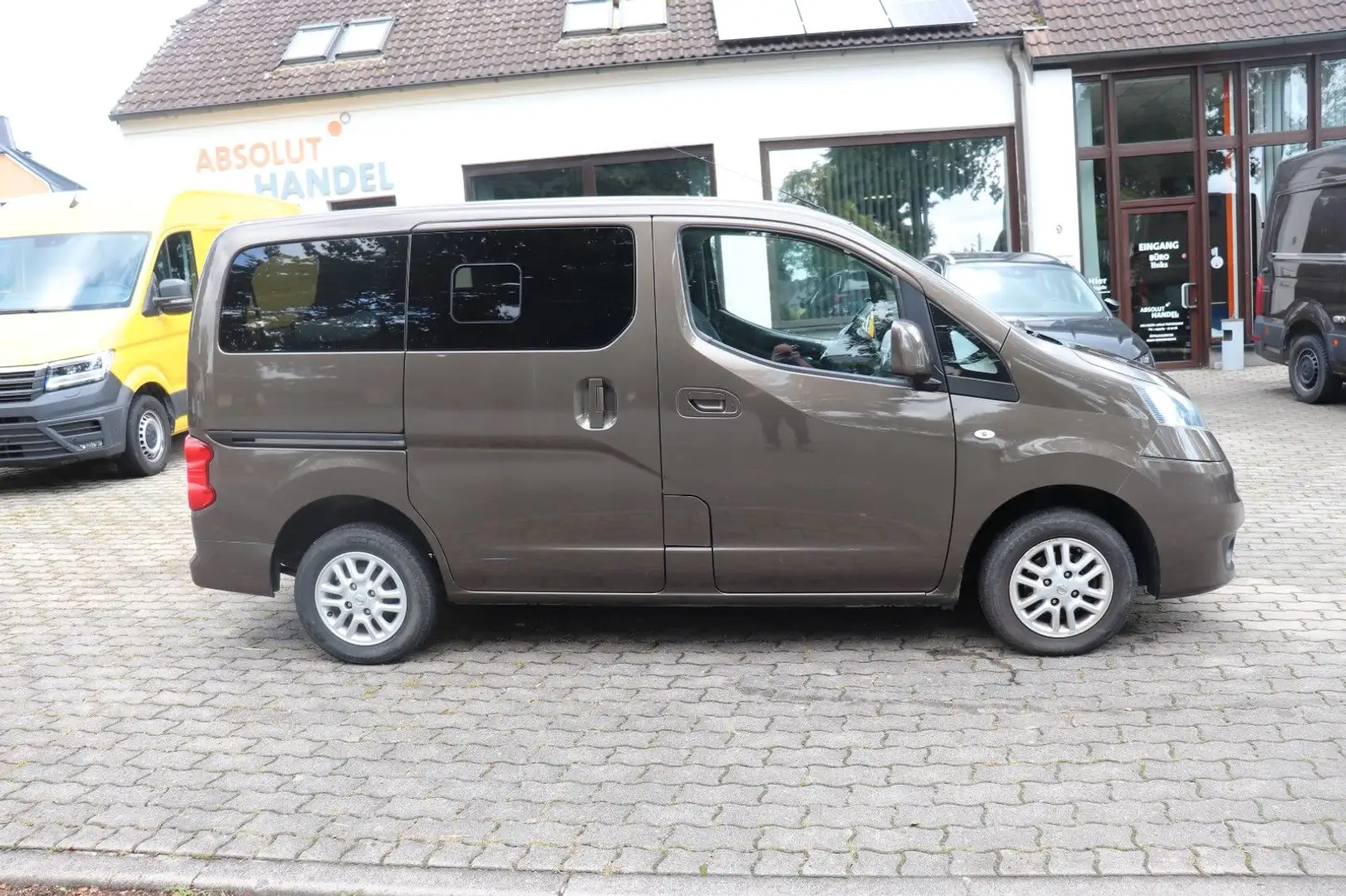 Nissan NV200 7 Sitze Navi 2x Schiebetür Tüv netto 6695€ Braun - 1