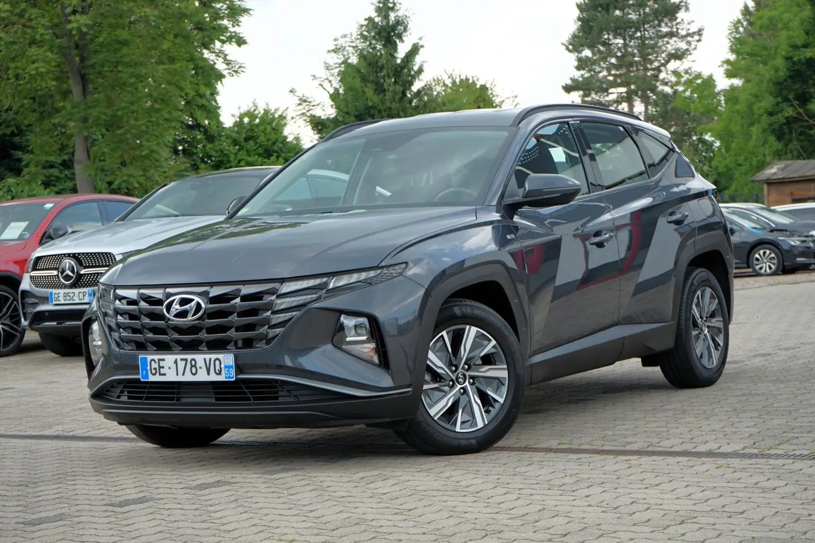Hyundai TUCSON 1.6 CRDI 1.HAND/ACC+/ISOFIX/LED/SHZ/APP Grau - 1