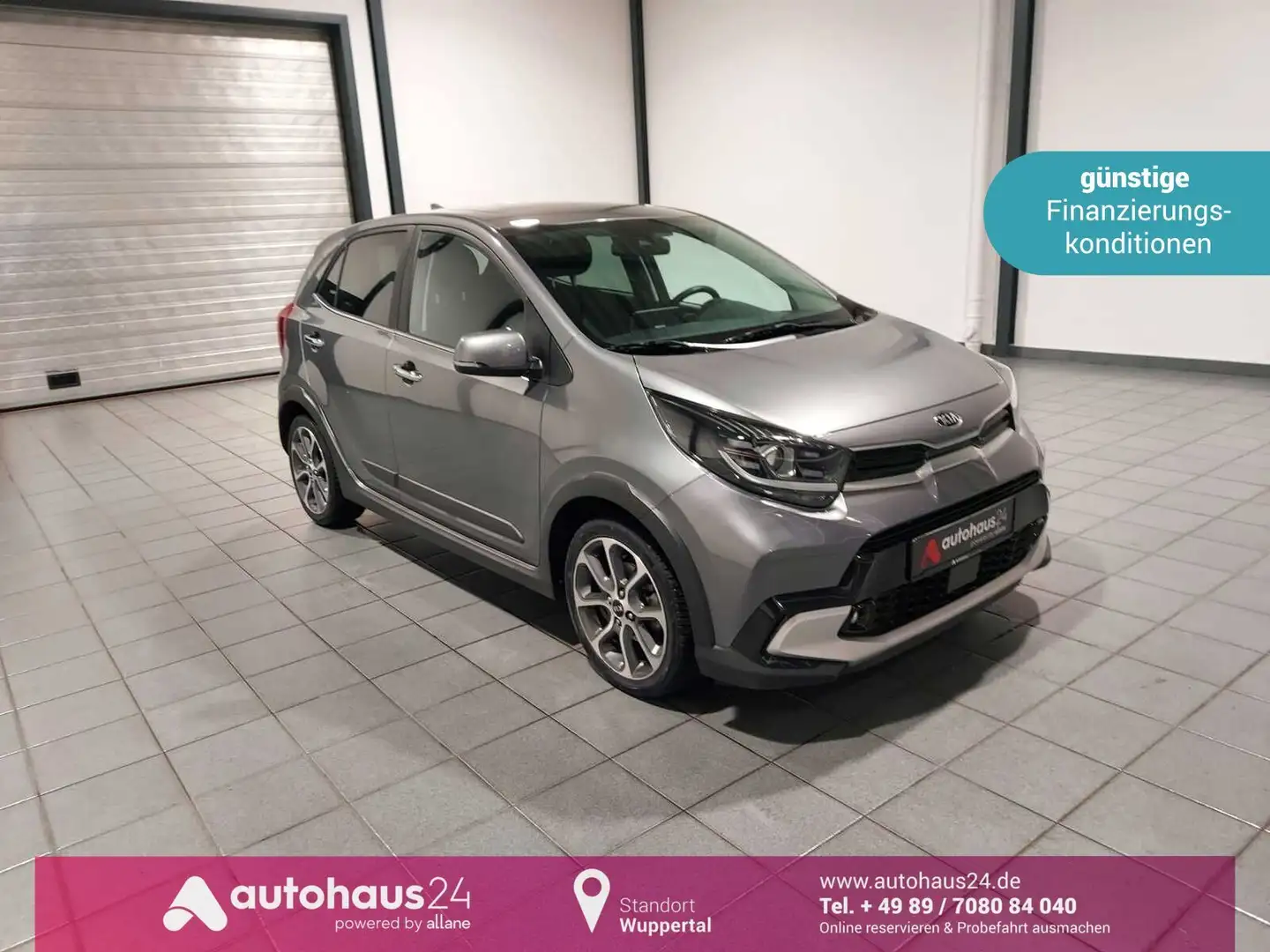 Kia Picanto 1.0 T-GDI X-Line|Kamera|CarPlay|PDC Grau - 1
