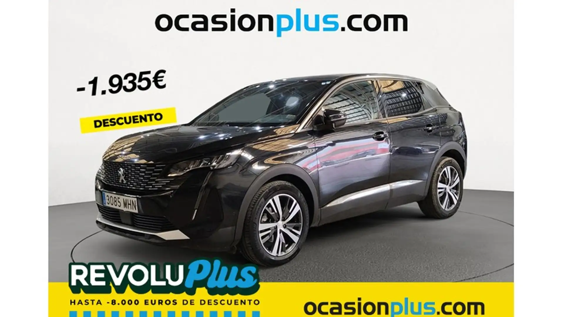 Peugeot 3008 1.2 PureTech S&S Allure 130 Noir - 1