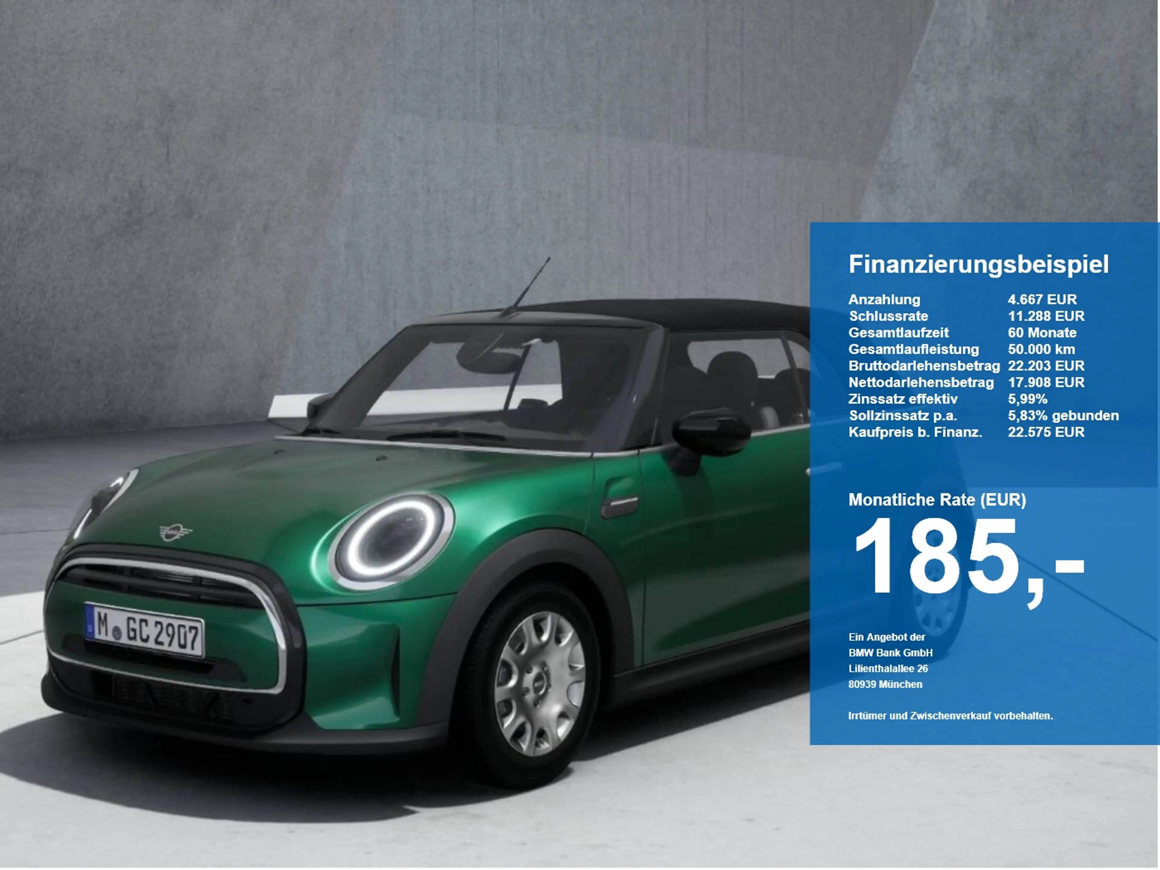 MINI Cooper Cabrio LED SpurAss Sportsitz AUT KeyLess