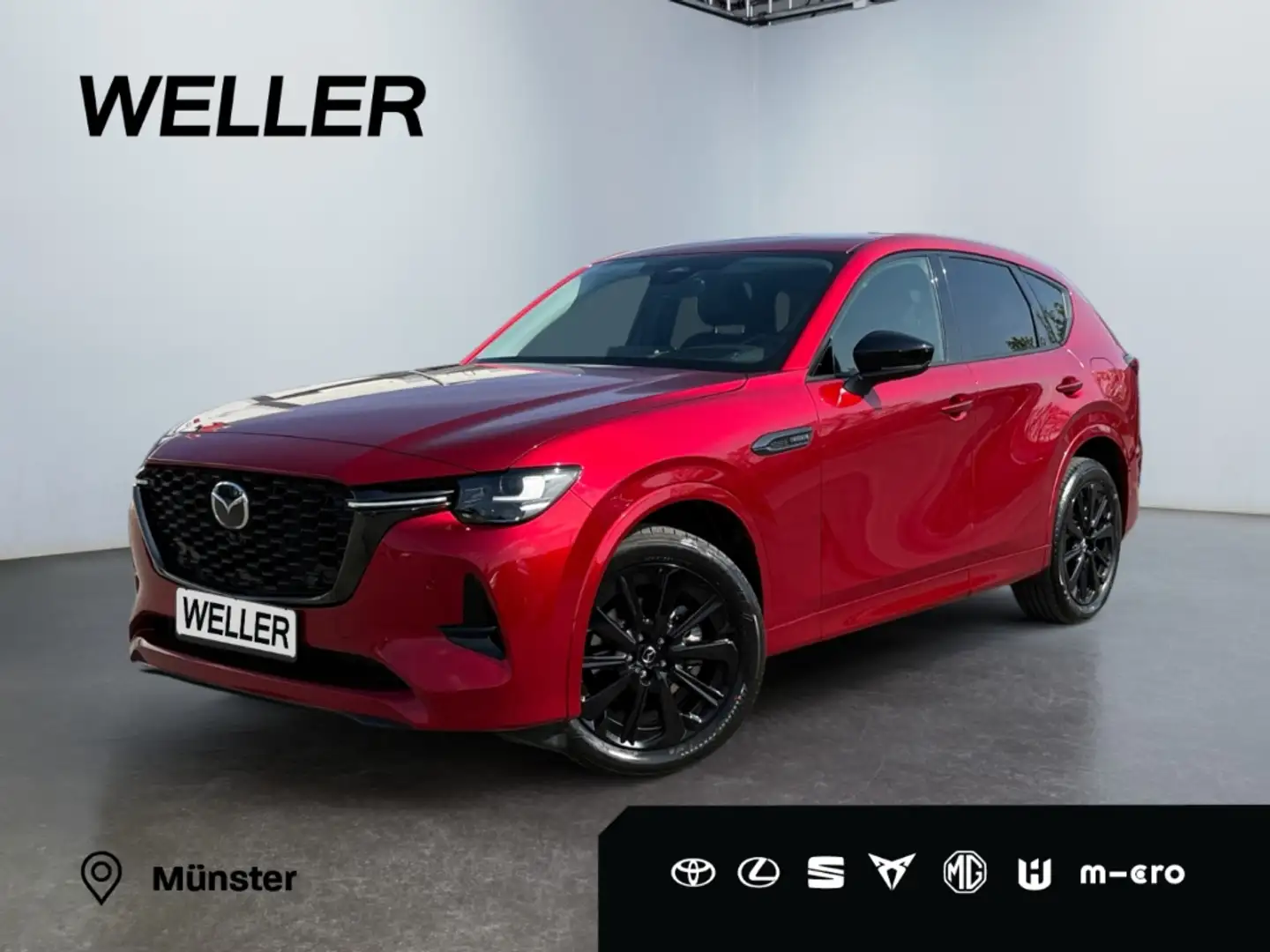 Mazda CX-60 e-SKYACTIV-D 200 M HYBRID HOMURA *HUD*360* Rot - 1