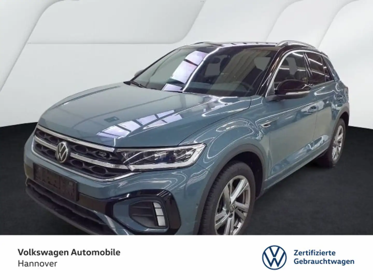Volkswagen T-Roc 2.0 TDI DSG R-Line Navi AHK Kamera LED ACC Blau - 1