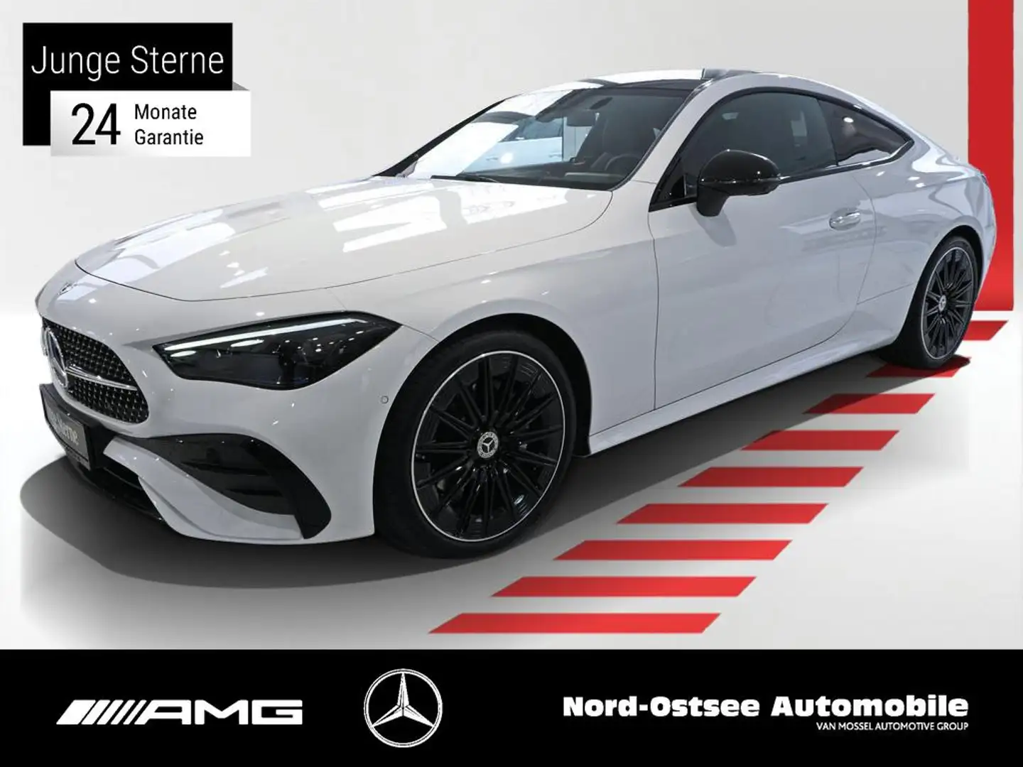 Mercedes-Benz CLE 300 4M AMG COUPÈ NIGHT PANO DIGI LIGHT SOUND Fehér - 1