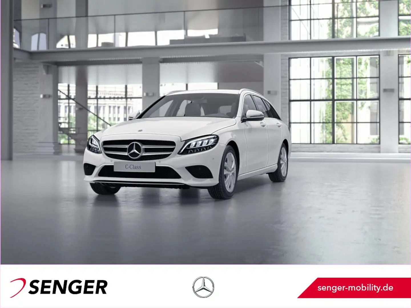 Mercedes-Benz C 180 T Avantgarde Totwinkel Kamera Ambiente AHK Weiß - 1