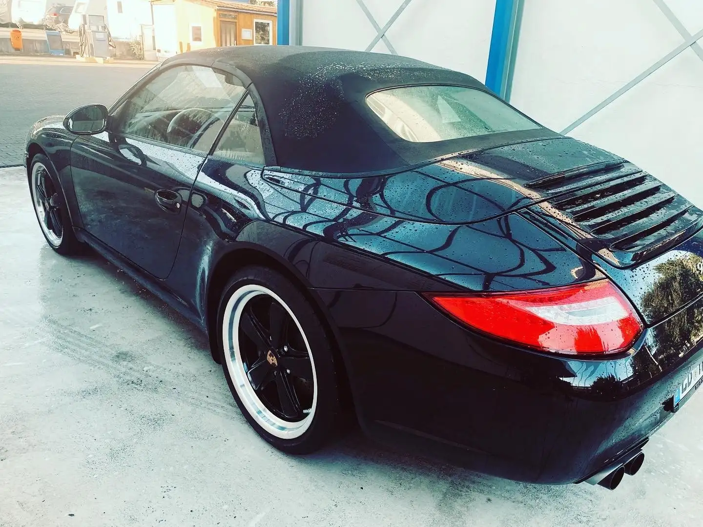 Porsche 997 911 Carrera Black Edition Cabrio,Schalter, Deutsch Schwarz - 2