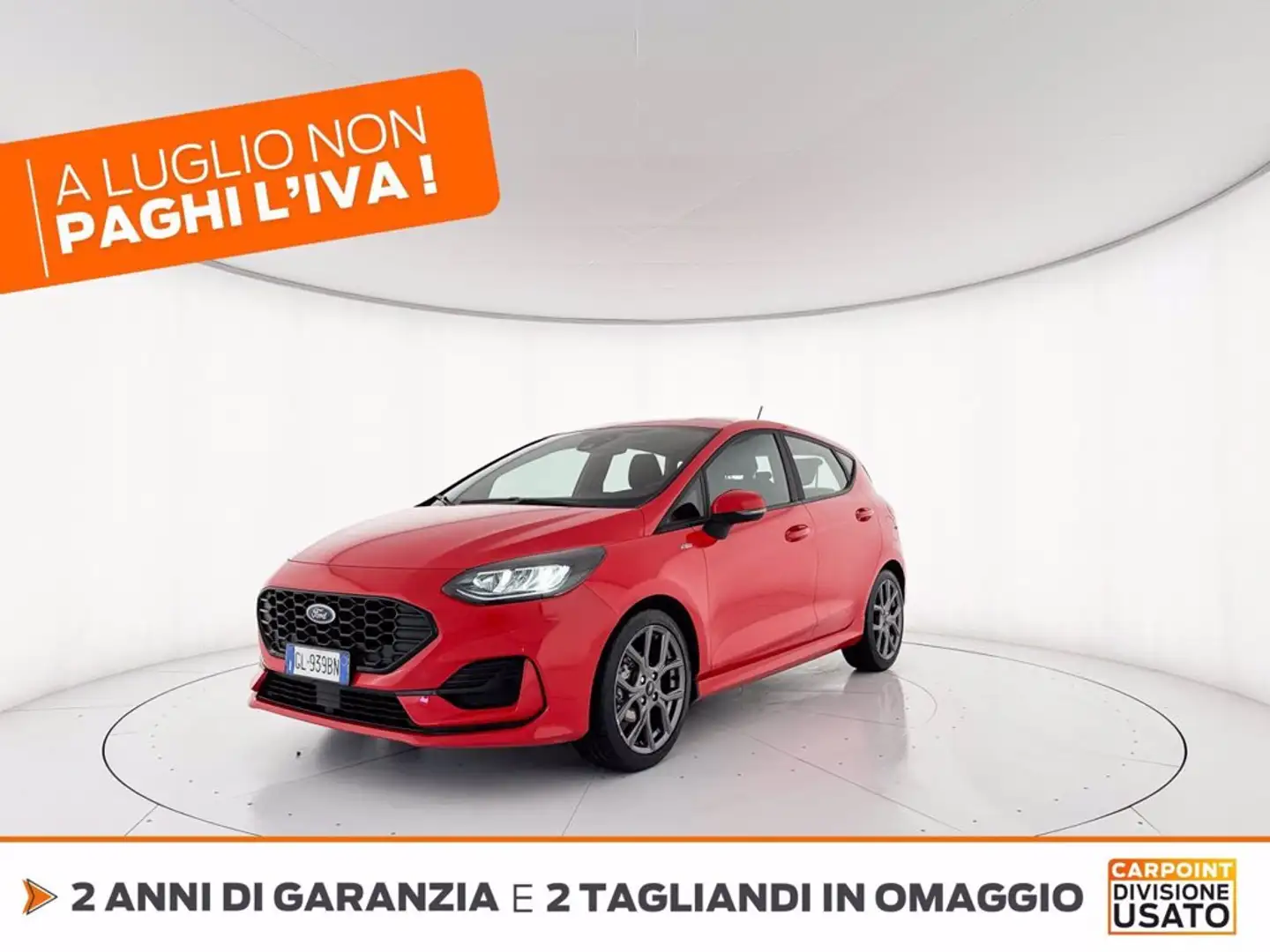 Ford Fiesta 5p 1.0 ecoboost h st-line 125cv Rosso - 1
