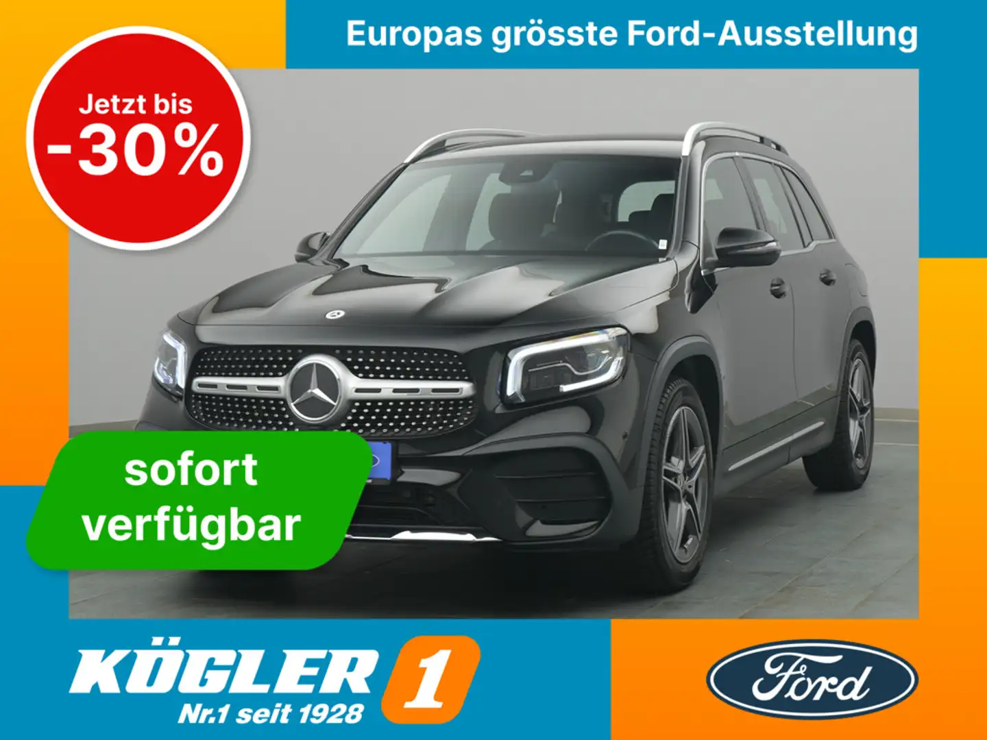 Mercedes-Benz GLB 200 d AMG Line 150PS Aut./ AHK Schwarz - 1