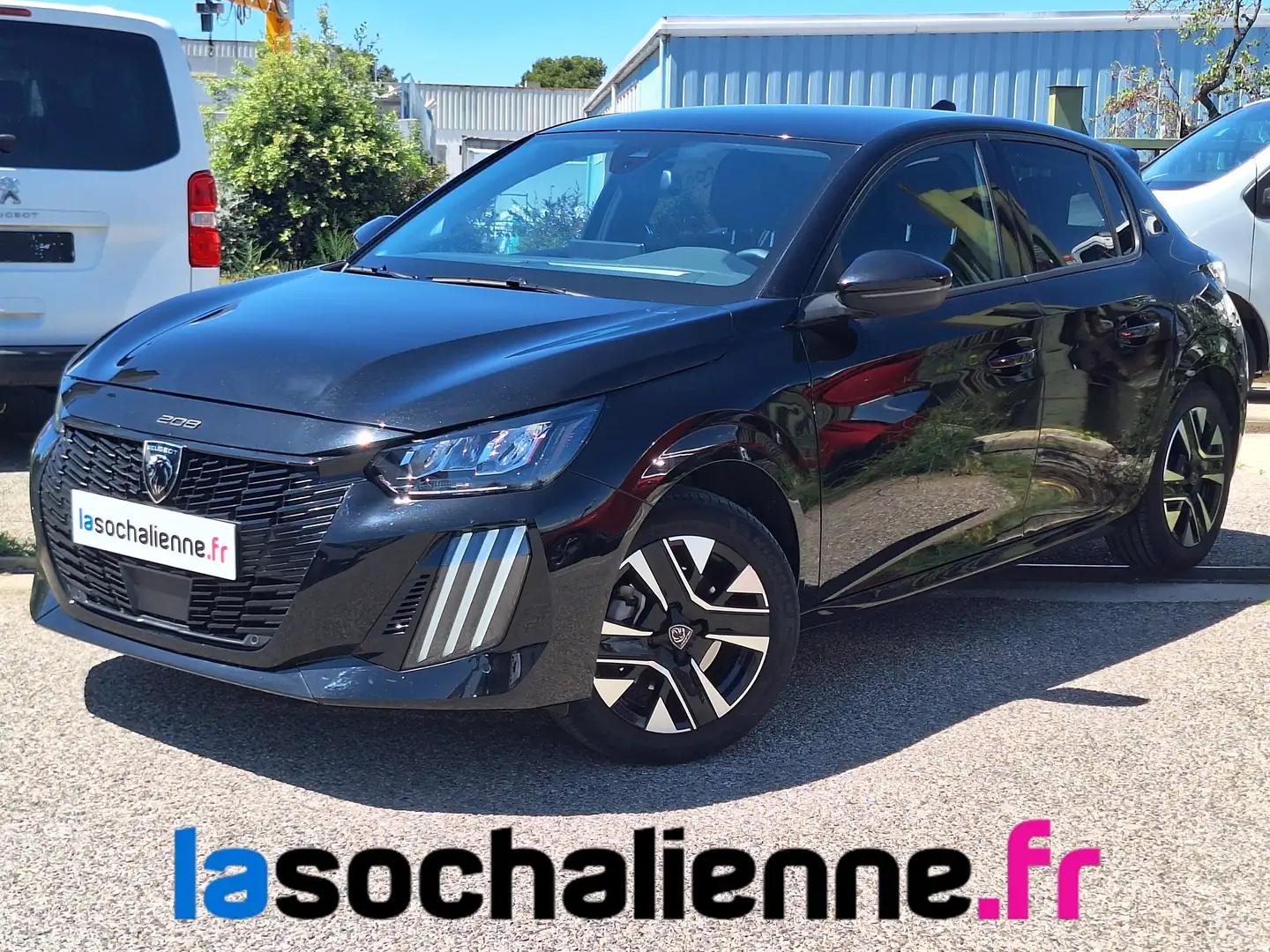 Peugeot 208 Hybrid 100 e-DCS6 Allure Noir - 1