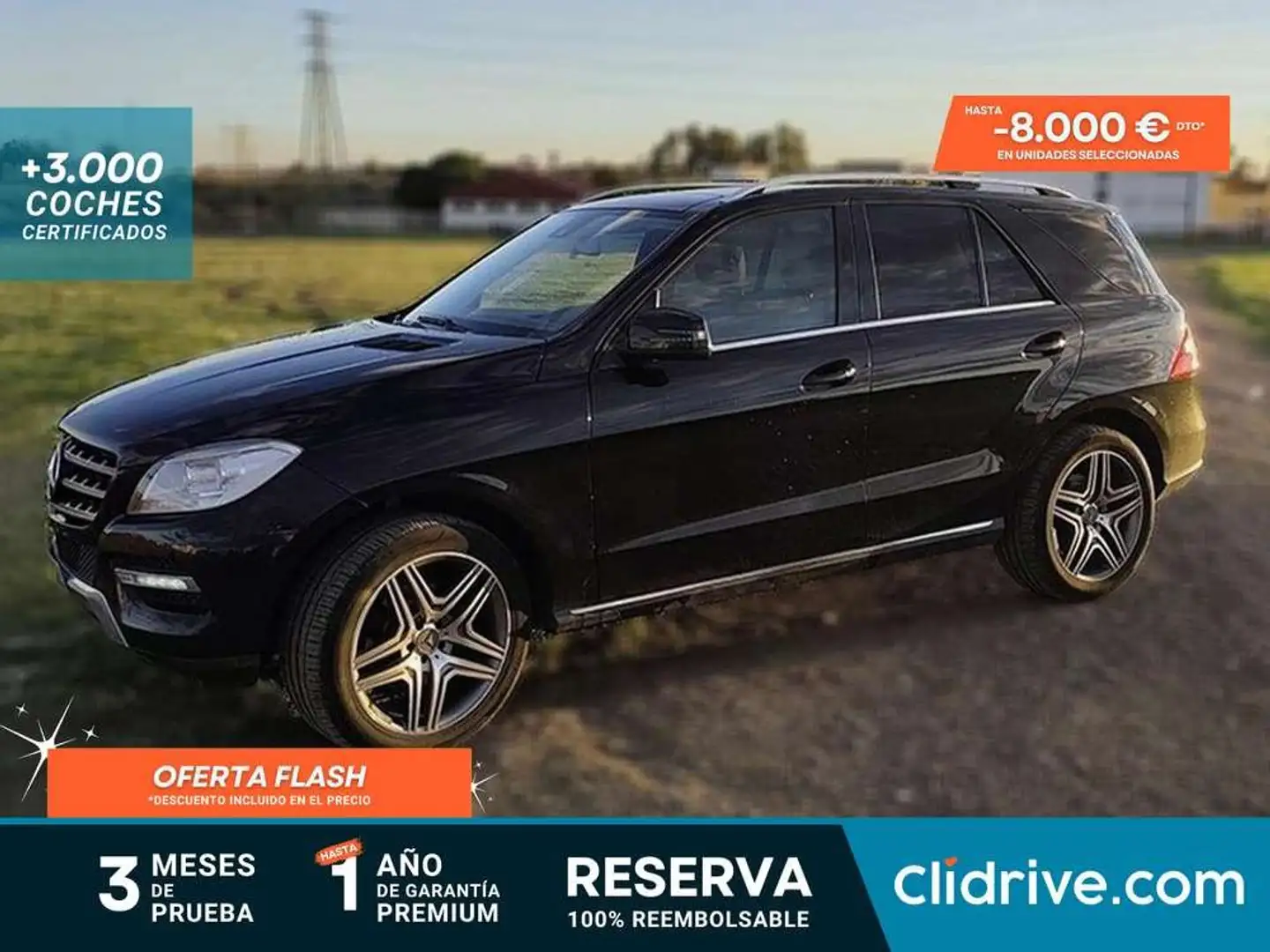 Mercedes-Benz ML 320 250 BlueTEC 4MATIC Negro - 1