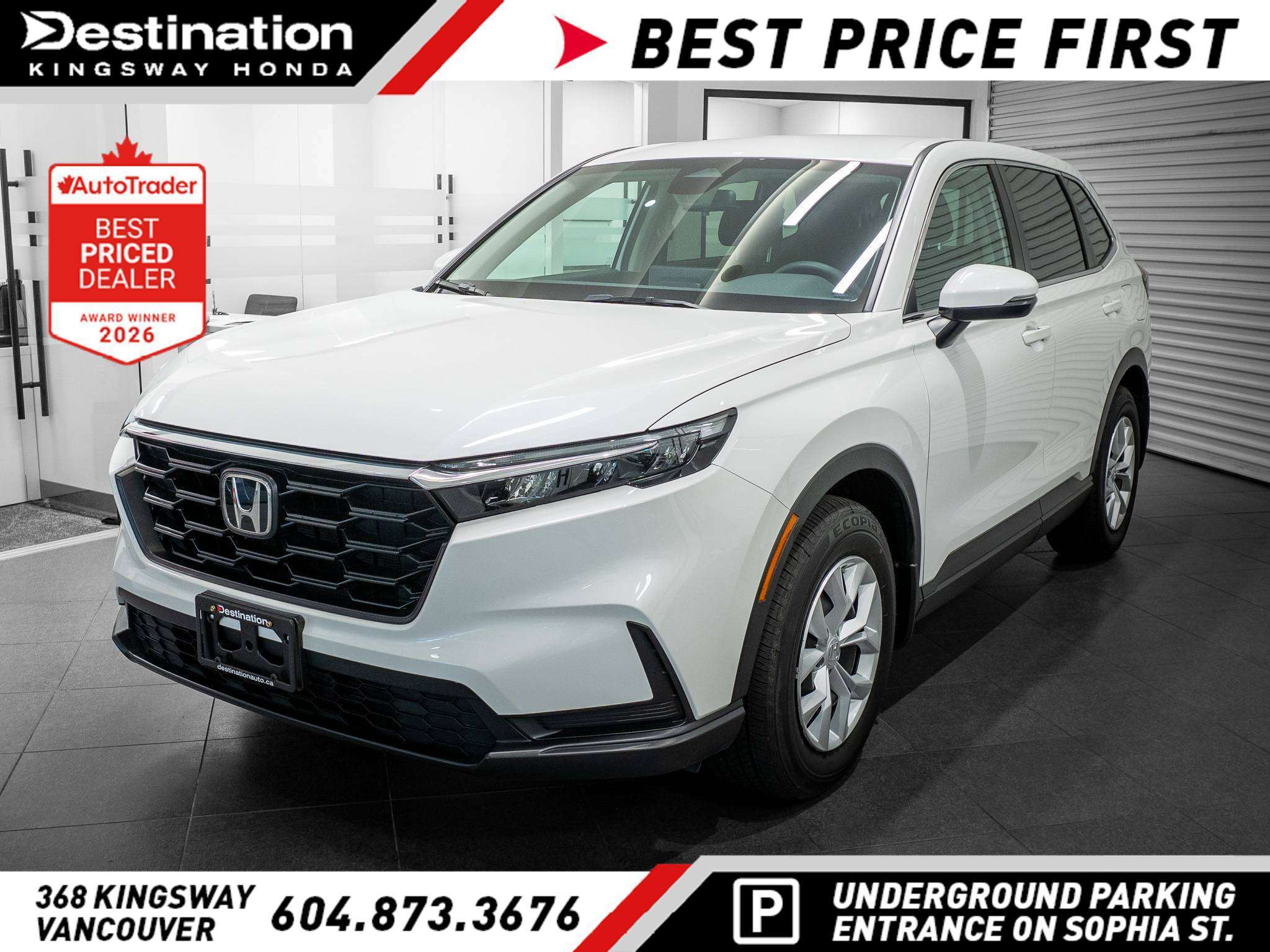 Platinum White Pearl 2025 Honda CR-V SUV / Crossover All-Wheel Drive Automatic
