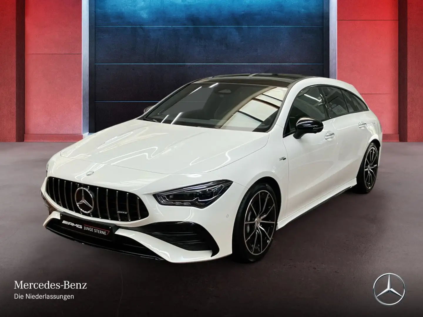 Mercedes-Benz CLA 35 AMG CLA 35 4M AMG+PANO+360°+MULTIBEAM+BURMESTER+TOTW Blanc - 2