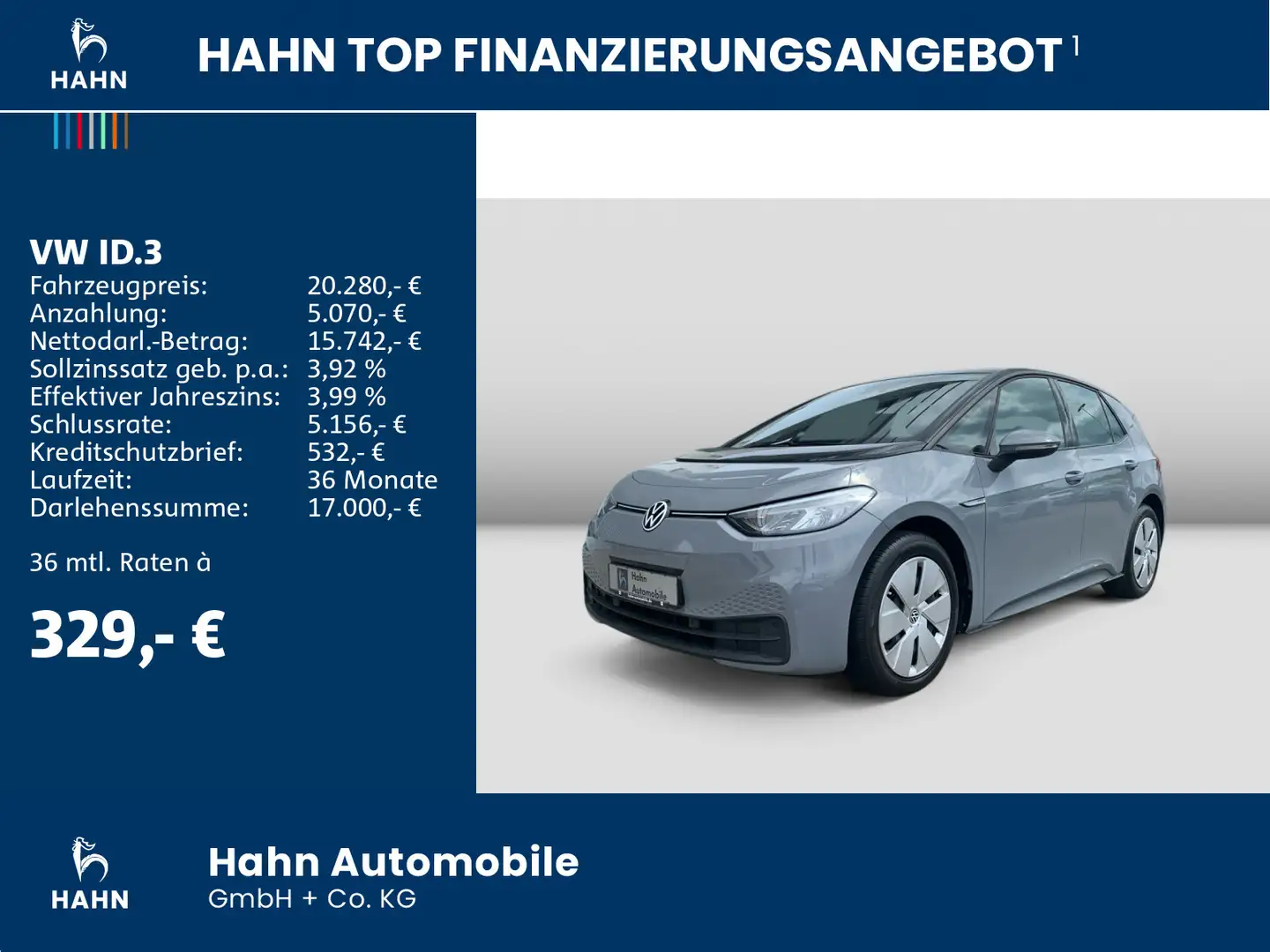 Volkswagen ID.3 Pro Navi Climatr PDC Sitzh CarPlay LED Gris - 2