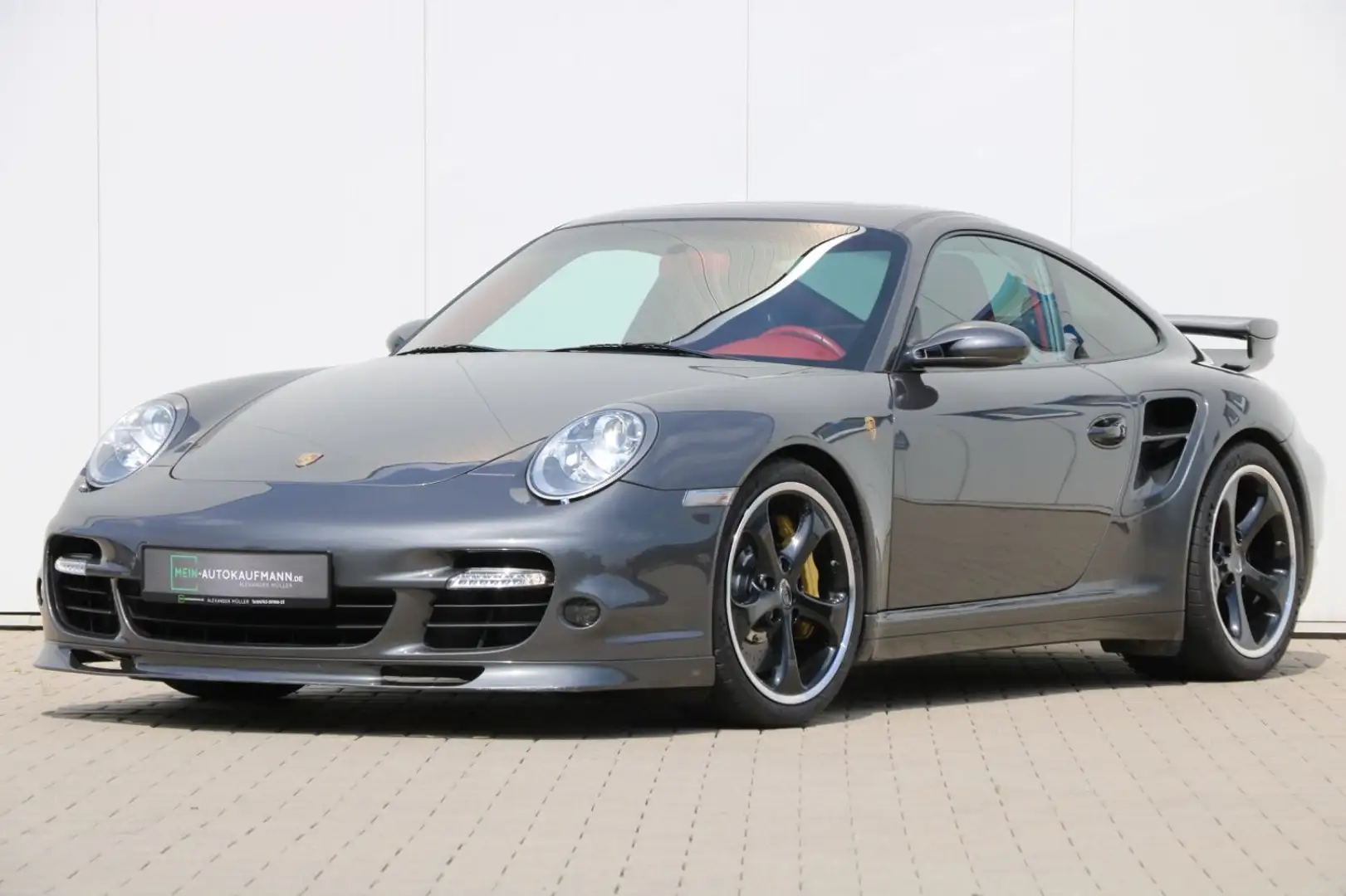 Porsche 997 .1 911 Turbo*AERO*LIFT*PCCB*ESD*16TKM*TECHART Gris - 1