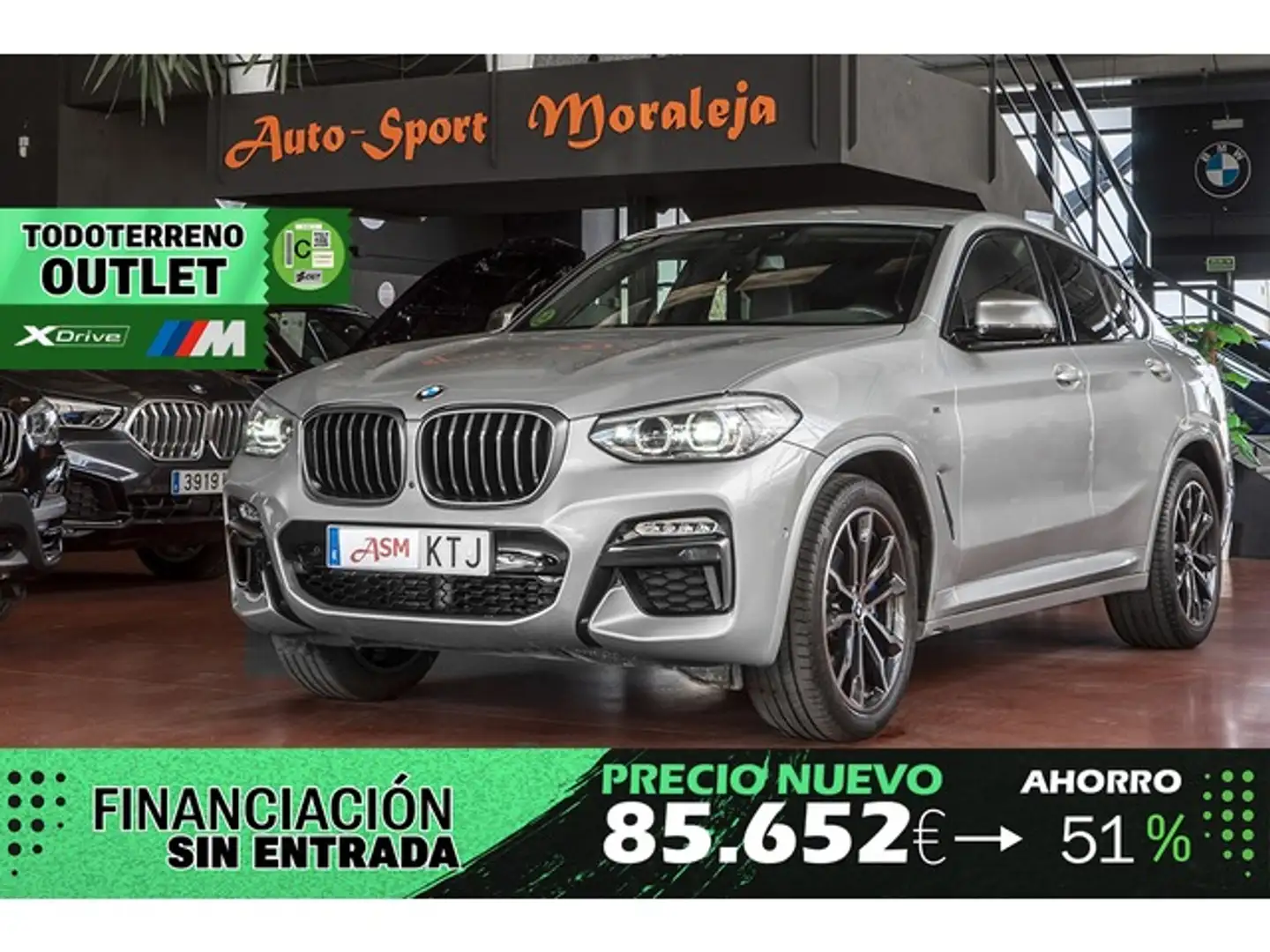 BMW X4 M40dA Argent - 1