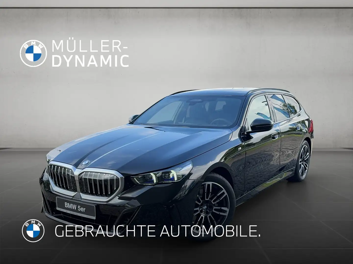 BMW 520 d xDrive TOURING M SPORT LED AHK HIFI KOMFORTZUG Schwarz - 1