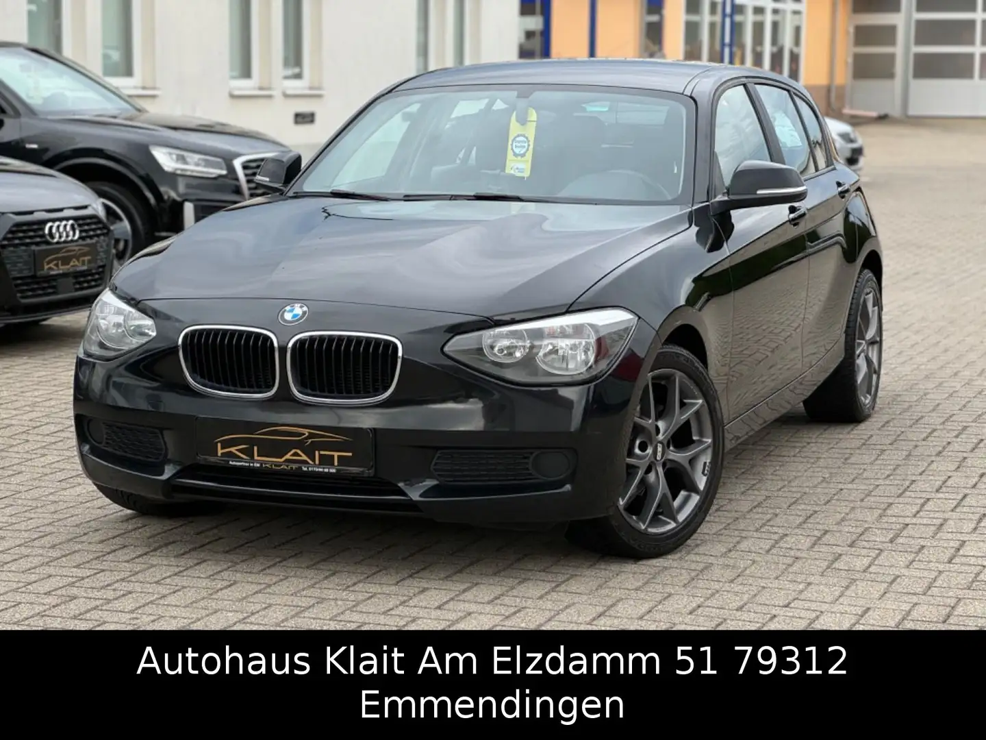 BMW 114 i Lim Turbo+Steuerkette+ Service Neu Fekete - 1