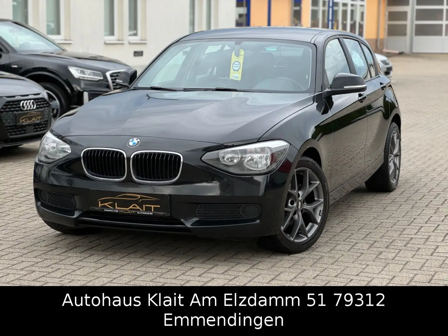 BMW 114 i Lim Turbo+Steuerkette+ Service Neu Negro - 1