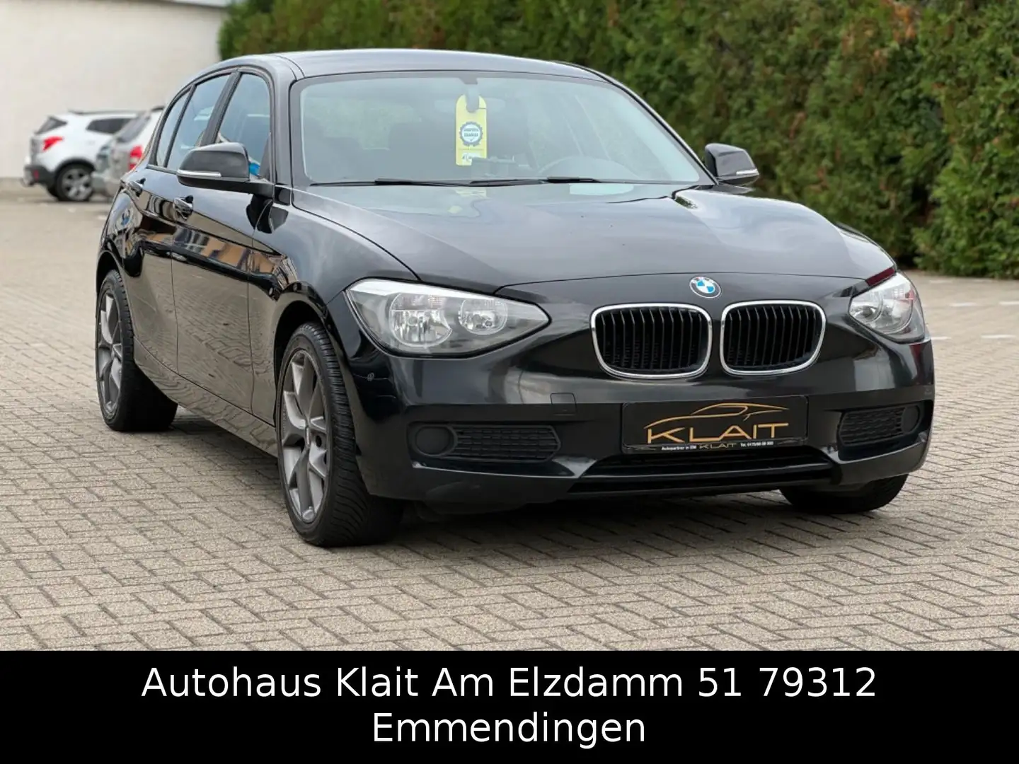 BMW 114 i Lim Turbo+Steuerkette+ Service Neu Negro - 2