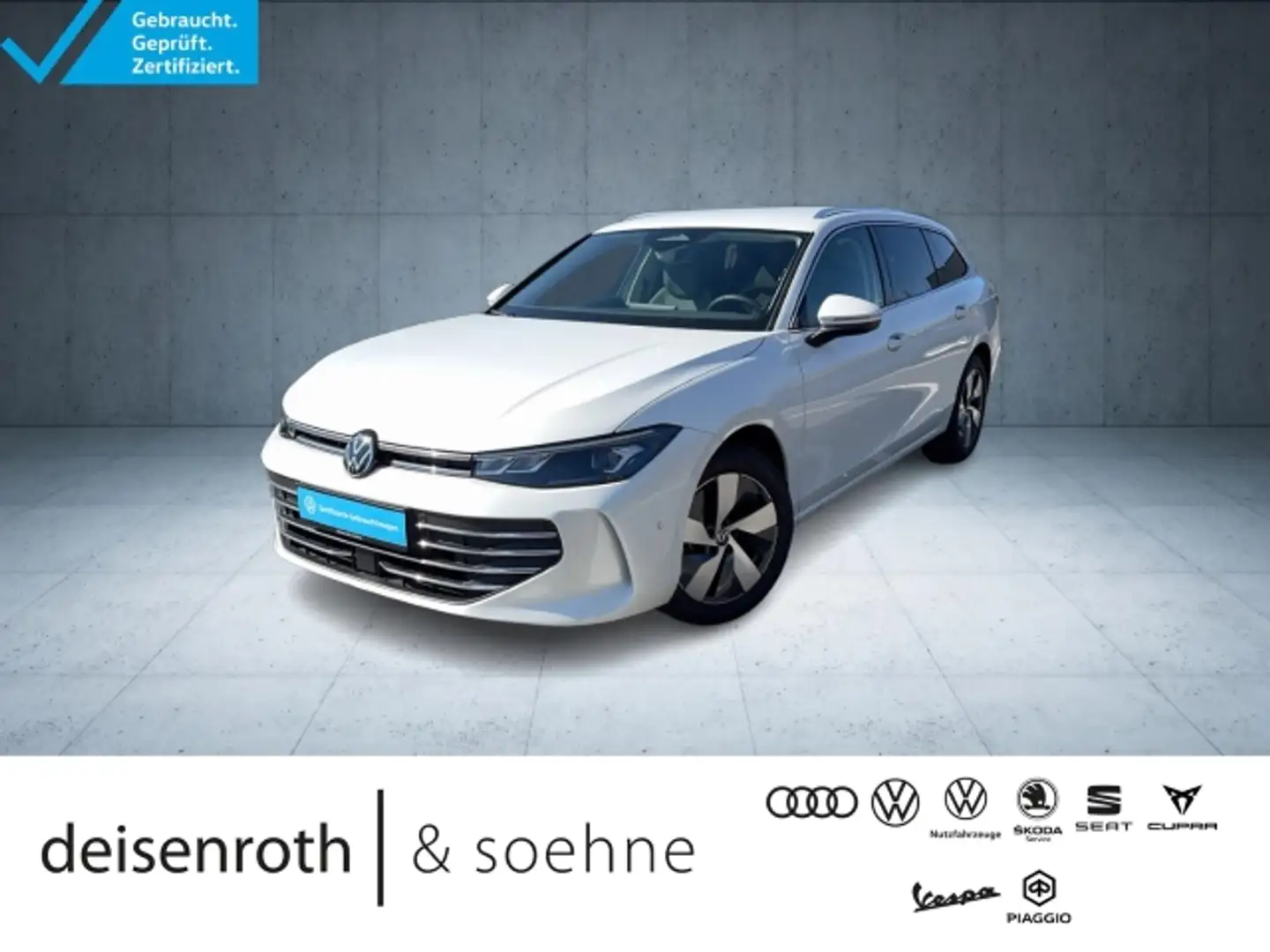 Volkswagen Passat Variant Business 1.5 eTSI AHK/360°/Assist/Nav/LHZ/ Weiß - 1