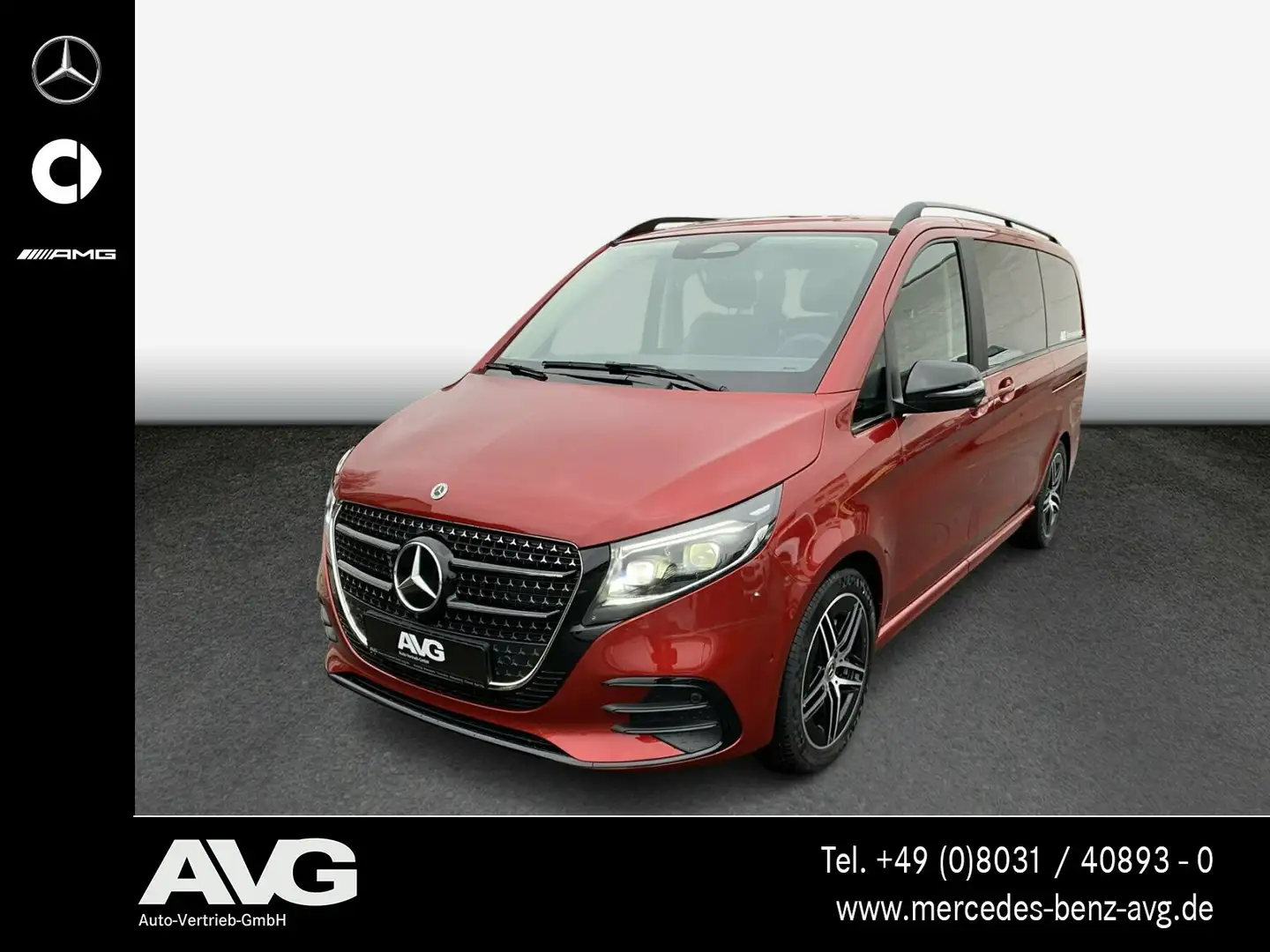 Mercedes-Benz V 300 V 300 d EXCLUSIVE AMG 9G DISTRONIC EASY-PACK Rot - 1