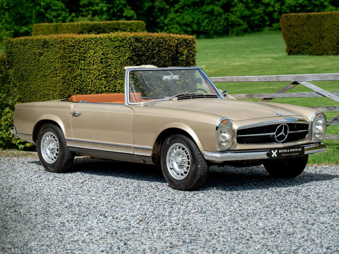 Mercedes-Benz SL 250 Pagode California Manual - Belgium Delivery Altın - 1