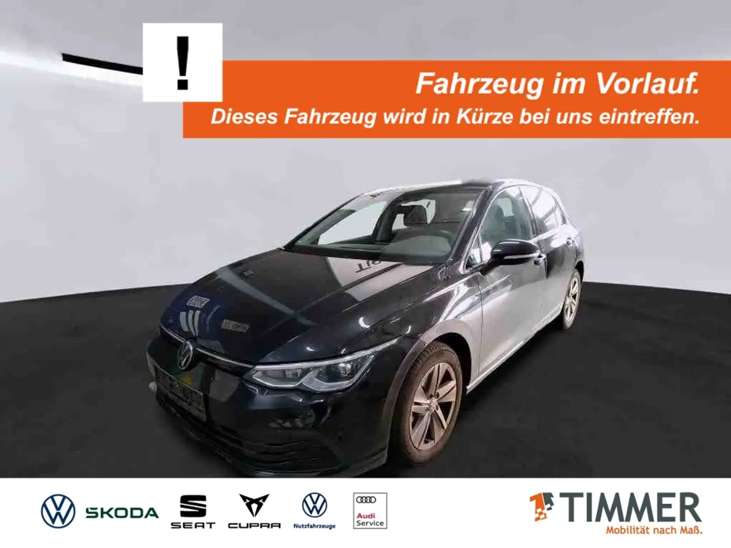 Volkswagen Golf VIII 1.5 TSI LIFE +LED +VIRTUAL +NAVI +SHZ +ALU + Schwarz - 1