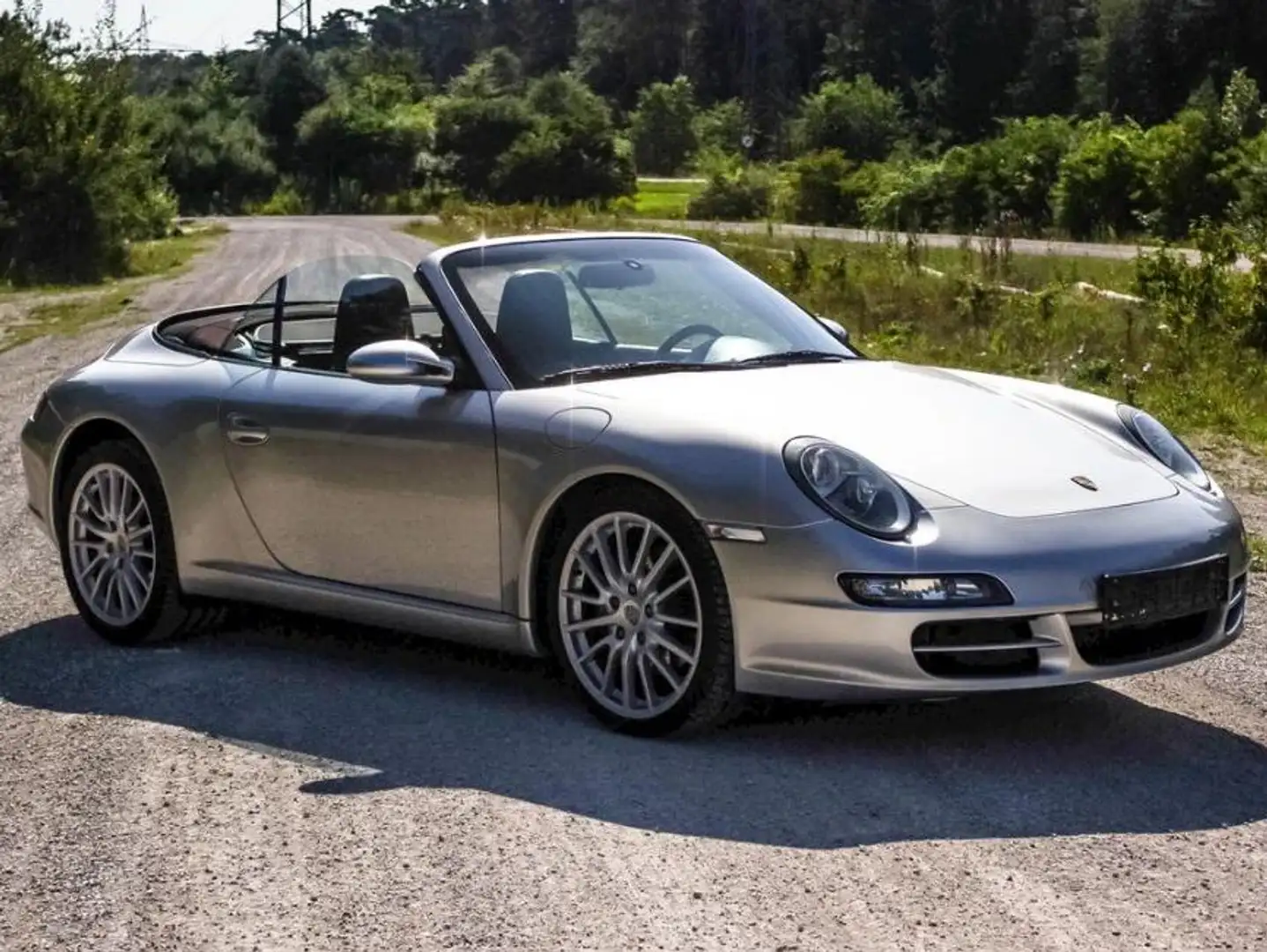 Porsche 997 Carrera Cabriolet + Argento - 1