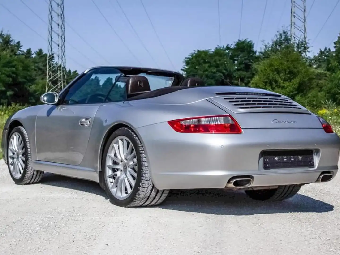 Porsche 997 Carrera Cabriolet + Argento - 2
