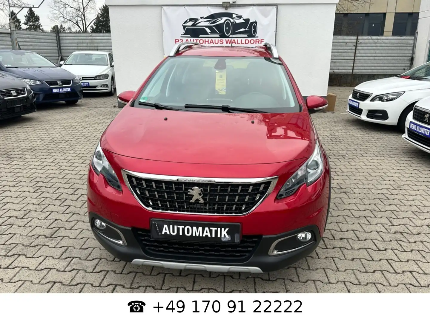 Peugeot 2008 Crossway*Garantie*Autom. Scheckheftgepflegt Червоний - 2