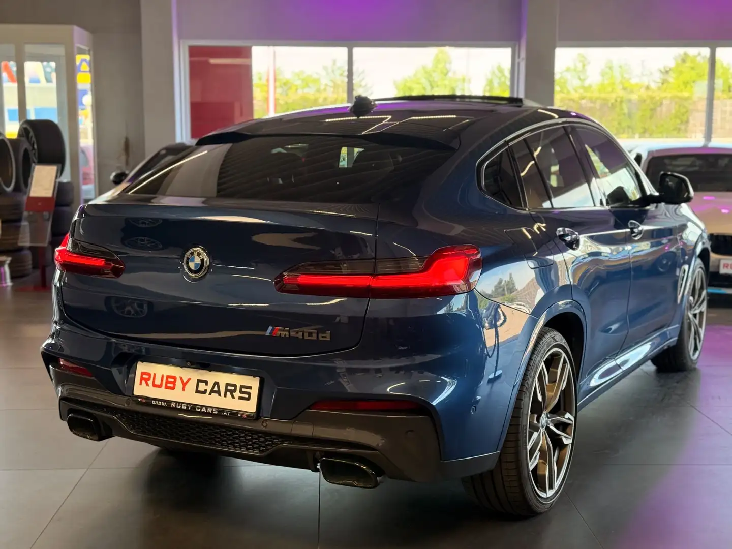 BMW X4 M M40d Aut. Blau - 2