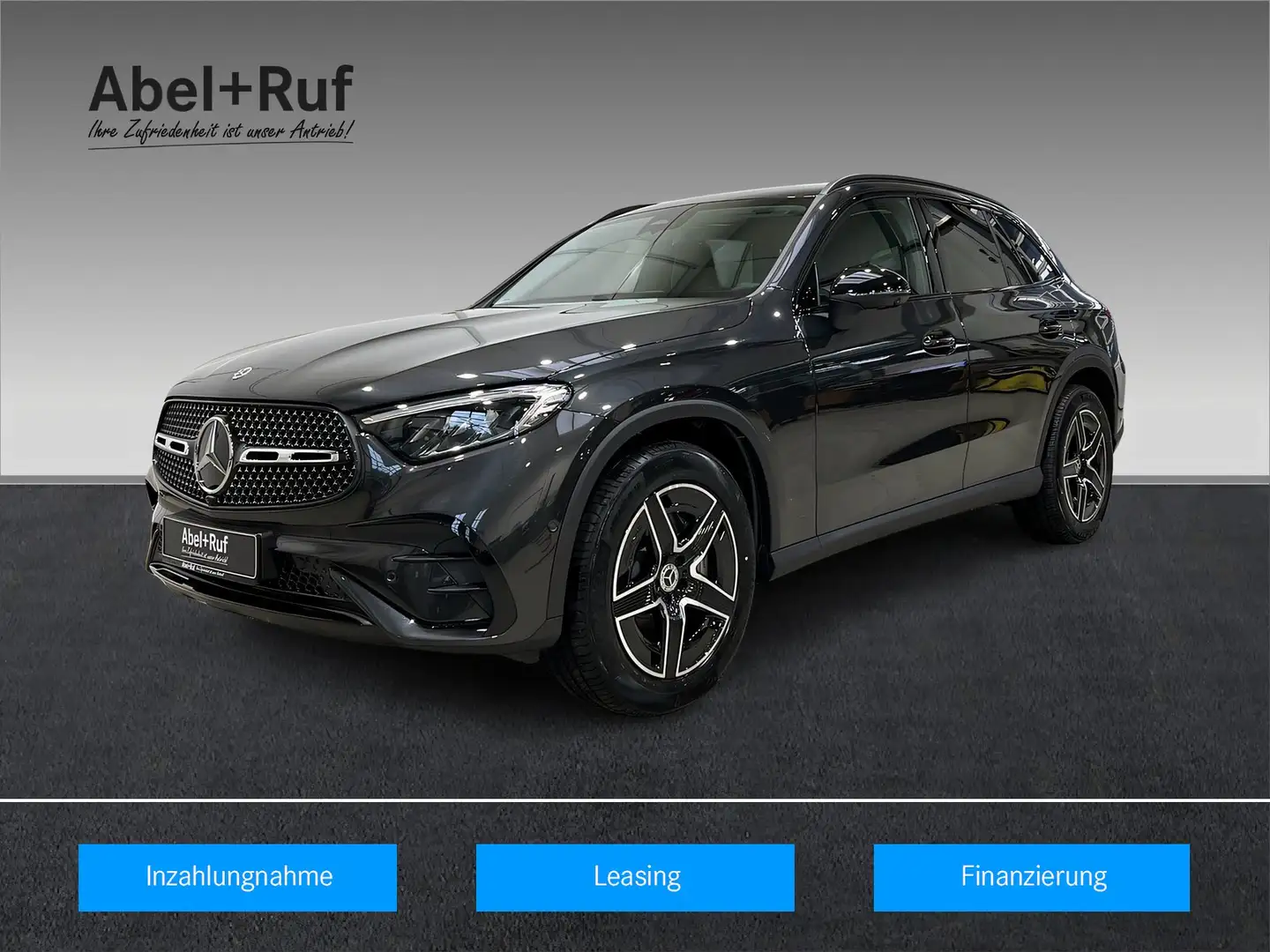Mercedes-Benz GLC 200 d 4M AMG+LED+NIGHT+Memo+Ambi+AHK+360° Grau - 1