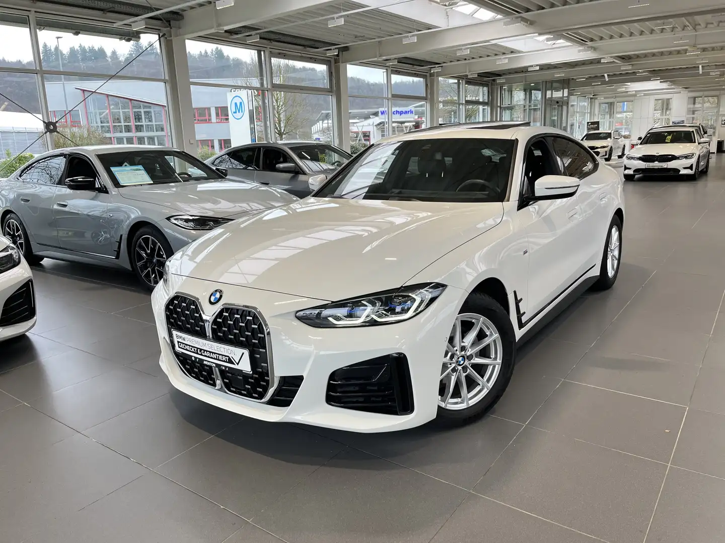 BMW 420 d Gran Coupé M-Sportpaket AHK/LCProf./Laserlicht/G Weiß - 2