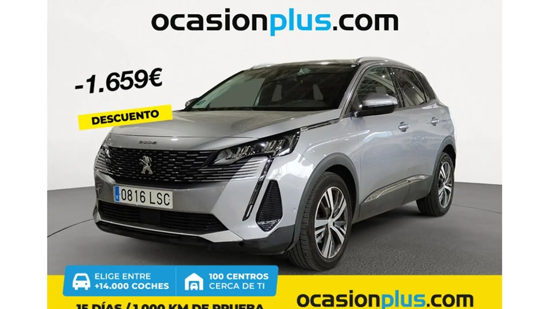 Peugeot 3008 1.6 BlueHDi Allure EAT6 120 Grijs - 1