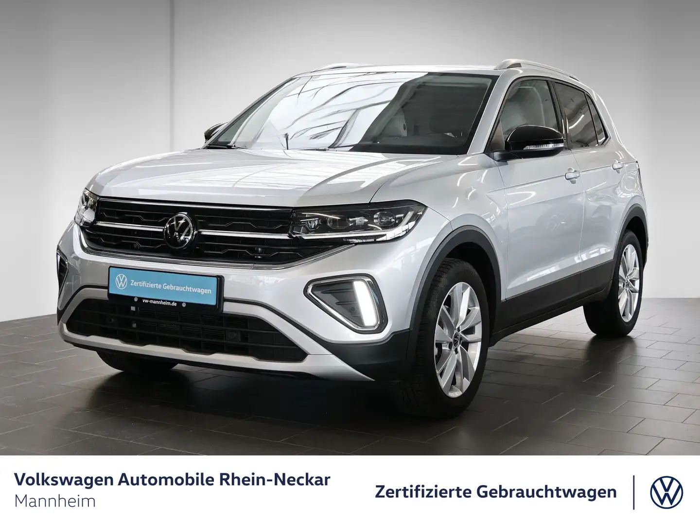 Volkswagen T-Cross 1.0 TSI Style DSG Navi Kamera LED uvm Silber - 2