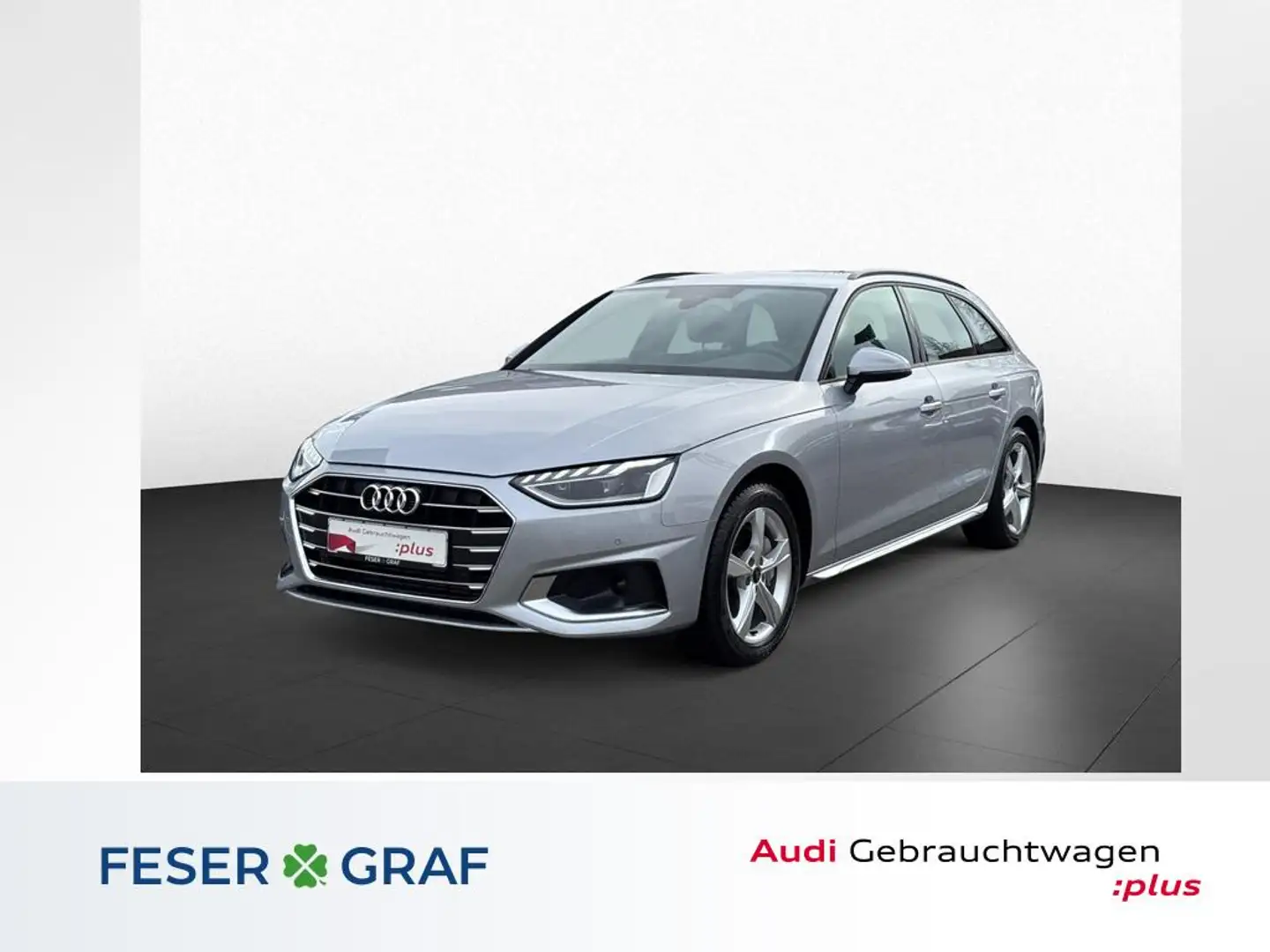 Audi A4 Avant adv 40 TFSI S-tro. +Kamera+ACC+LED+Navi+ Argent - 1