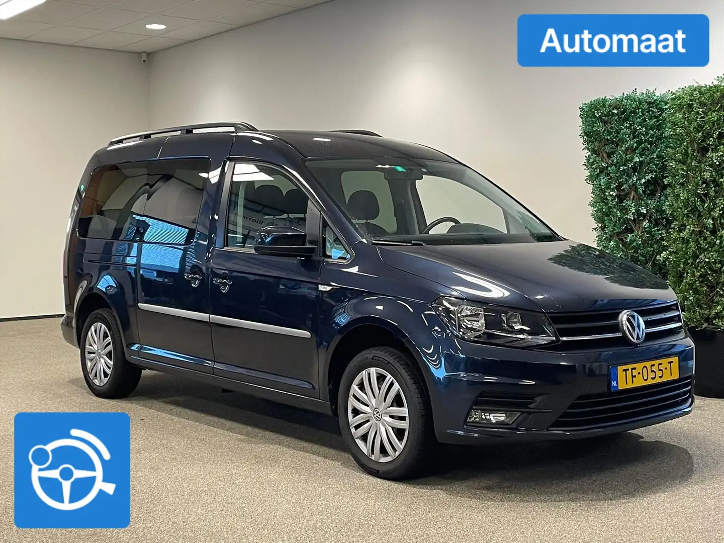 Volkswagen Caddy Maxi Automaat incl. handbediening + elektrische ac Bleu - 1