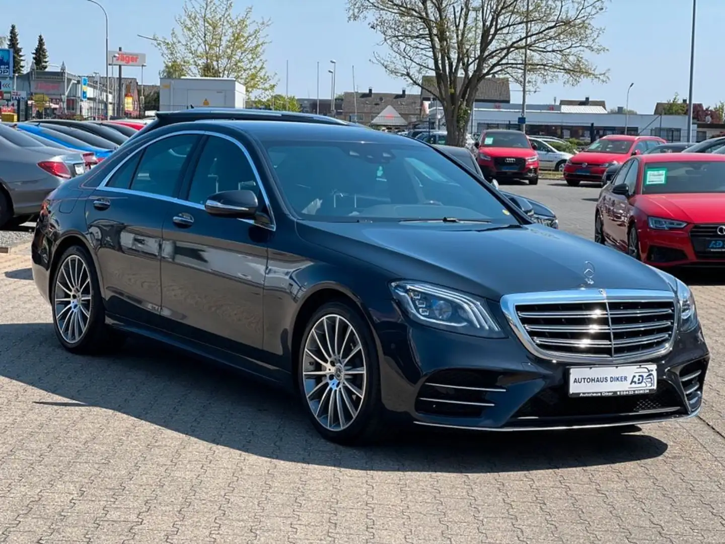 Mercedes-Benz S 400 d 4Matic AMG Line Kék - 2