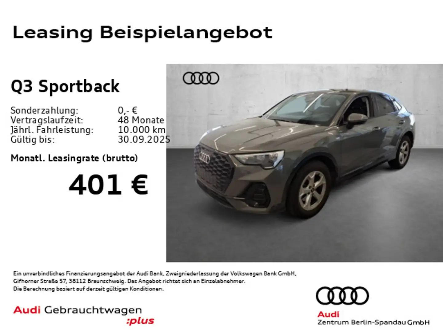 Audi Q3 35 TFSI S line S tronic *ACC*AHK* Grau - 1