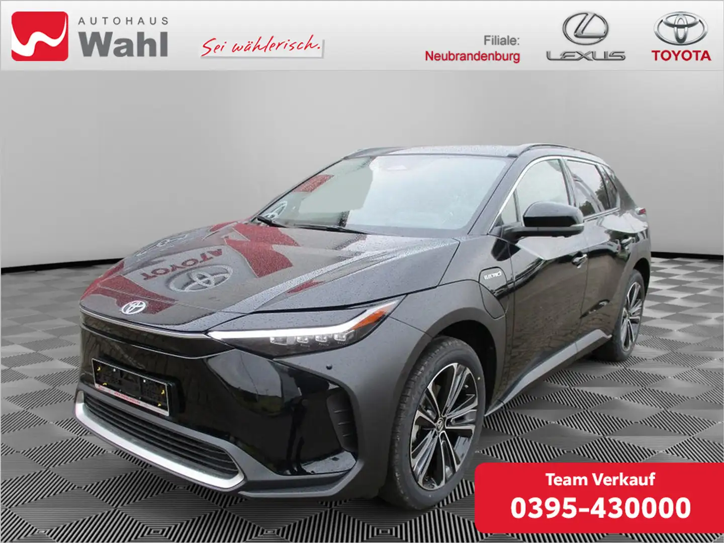 Toyota bZ4X Comfort mtl.Rate 289,- Euro ohne Anz. Чорний - 1